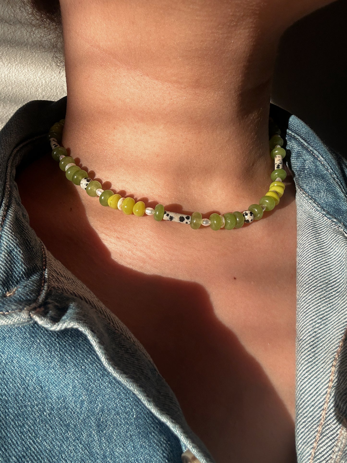 Choker Style Beaded Necklace