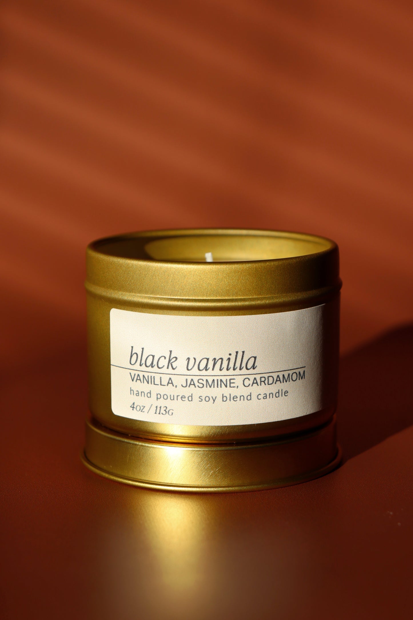 Black Vanilla 4oz Candle