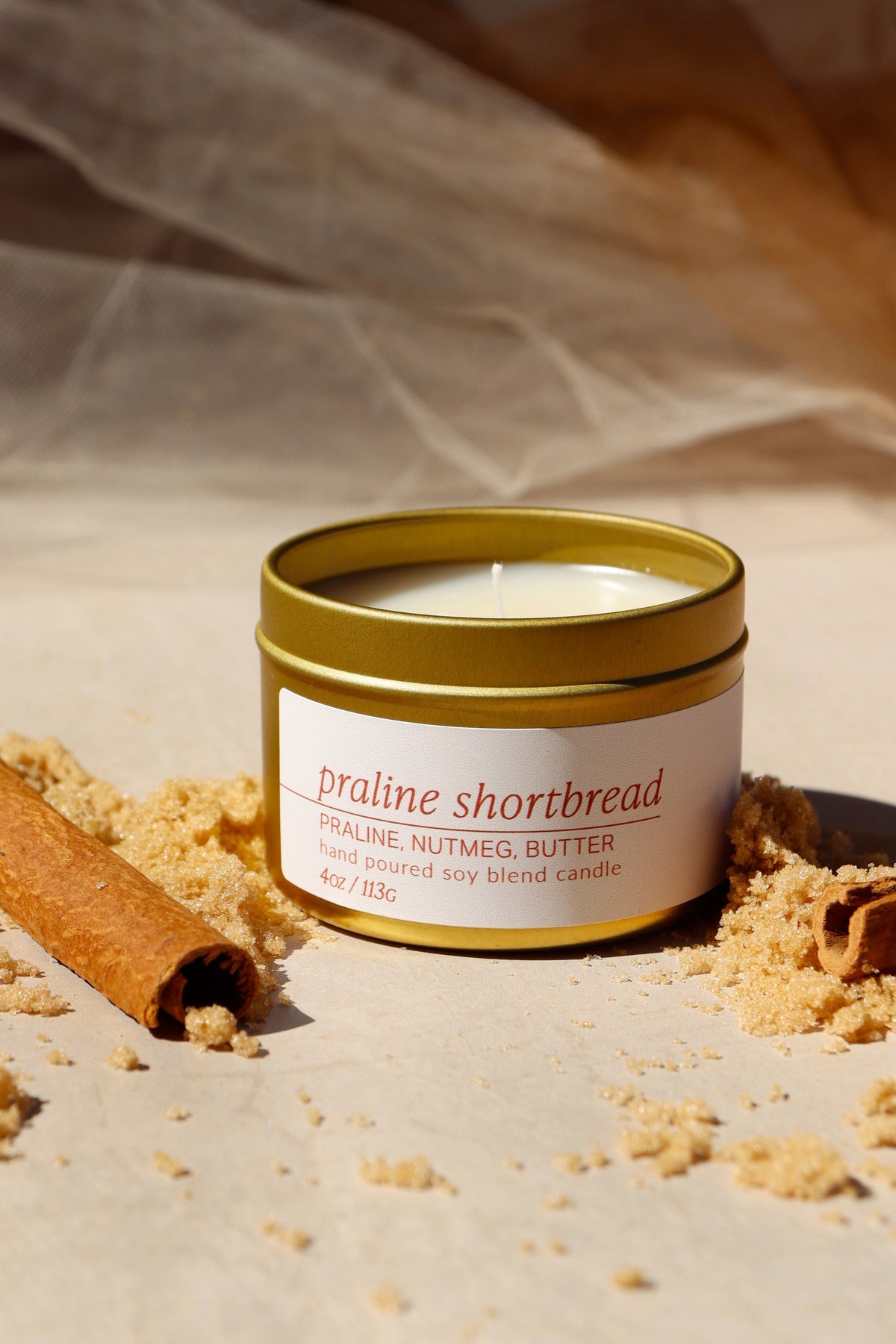 Praline Shortbread 4oz Candle