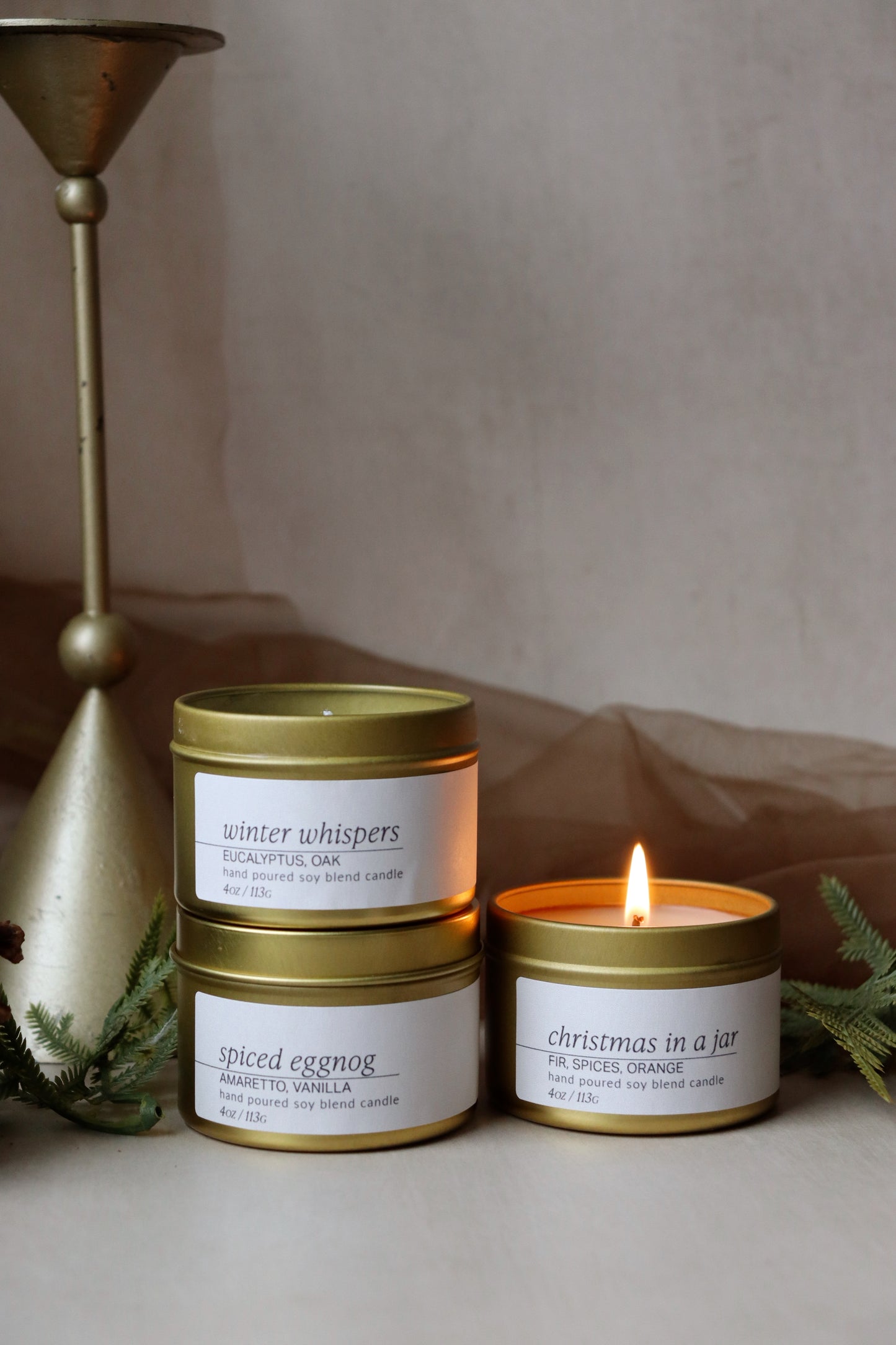 Spiced Eggnog 4oz Candle