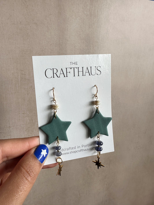 Star Bead Earrings