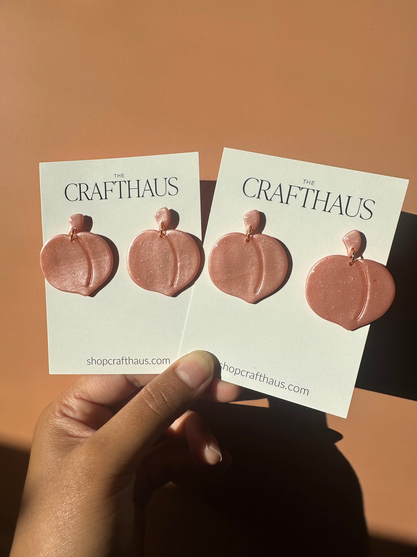Peach Earrings