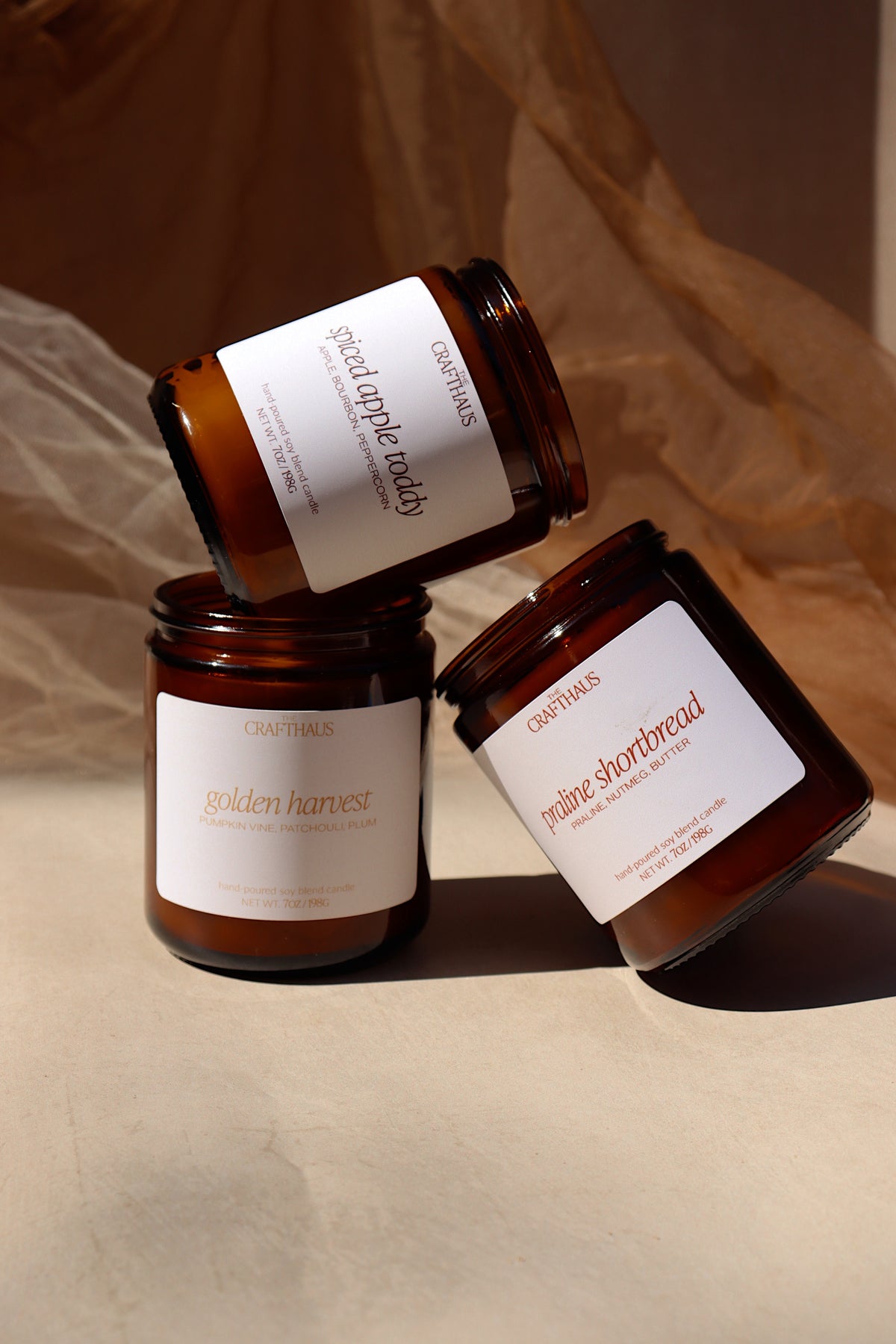 Fall Scents Candle Trio