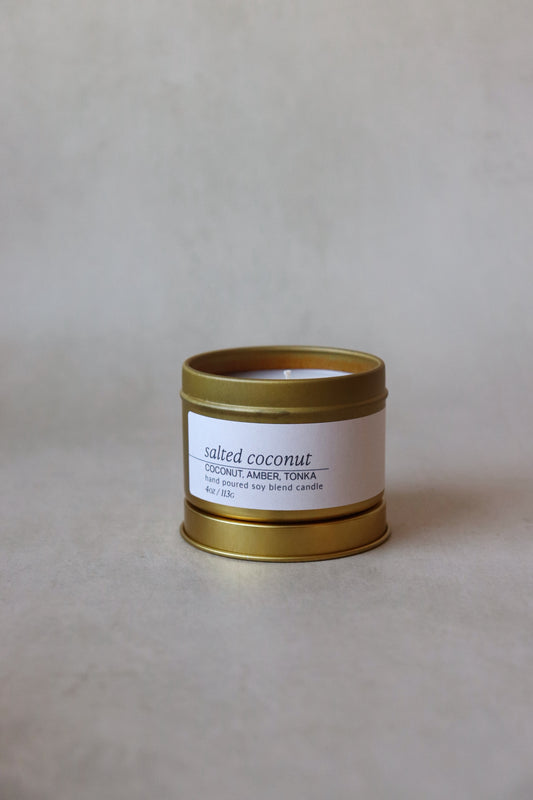 Salted Coconut 4oz Candle
