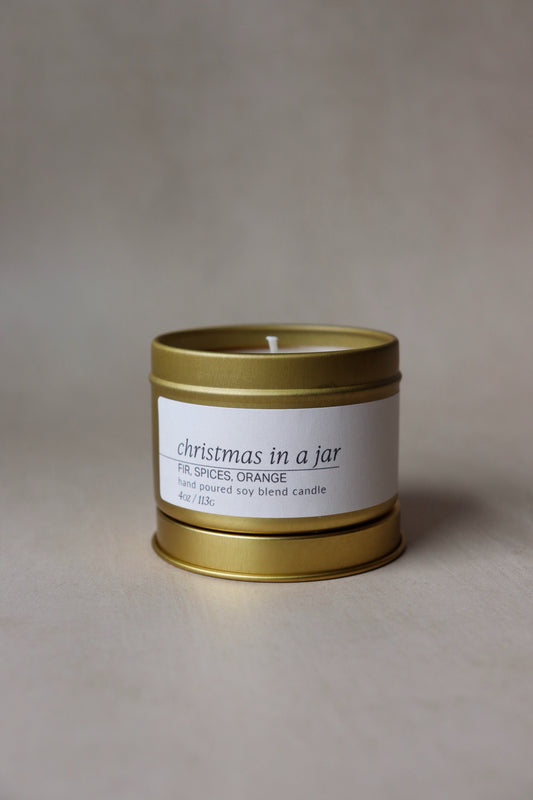 Christmas in a Jar 4oz Candle
