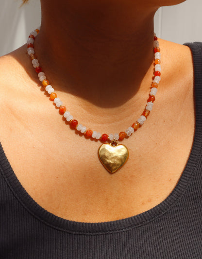 Beaded Charm Necklace