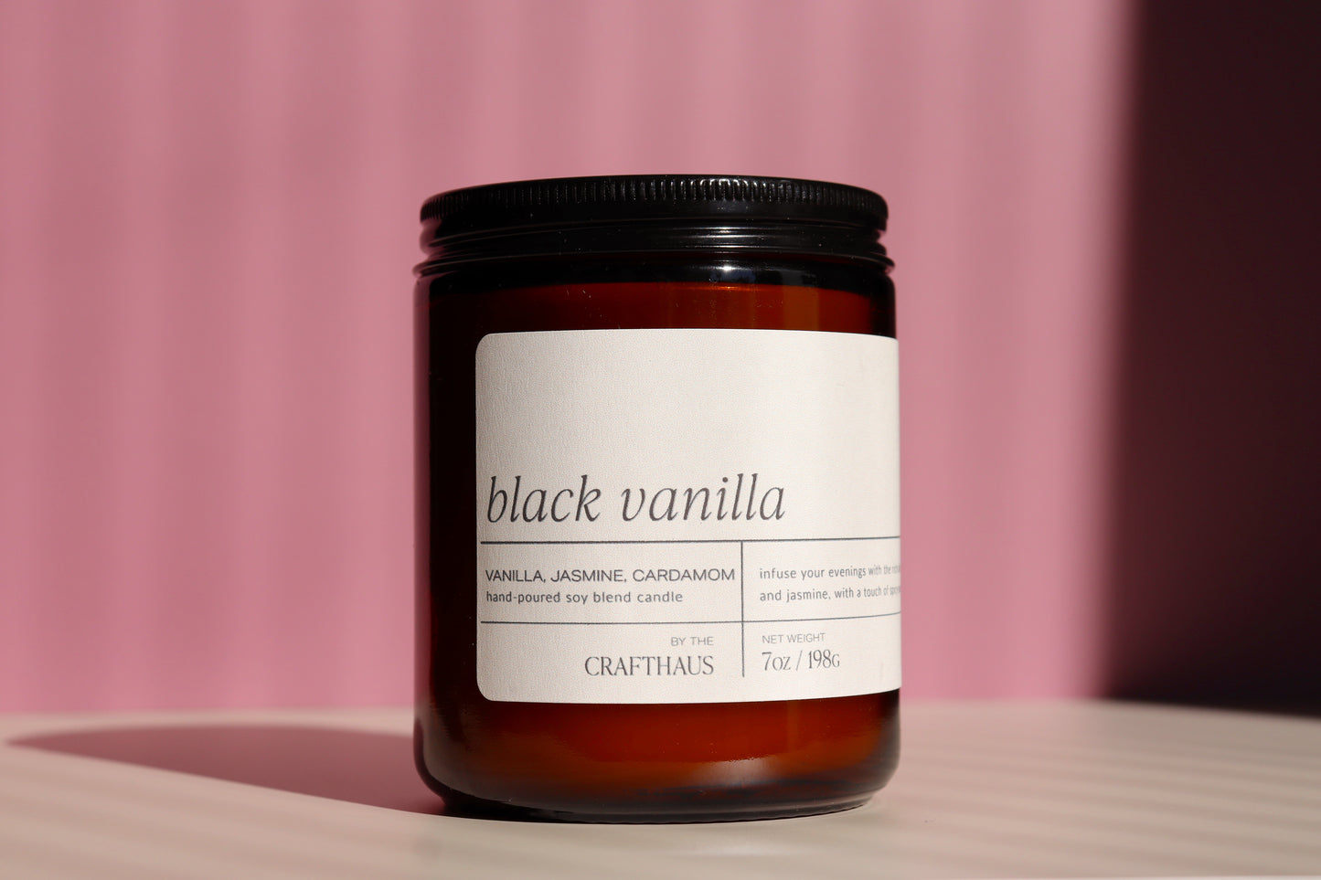 Black Vanilla Candle