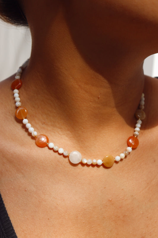 Choker Style Beaded Necklace
