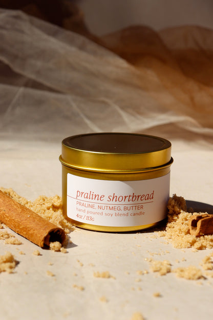 Praline Shortbread 4oz Candle