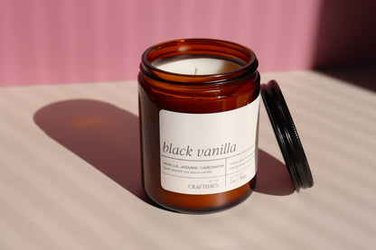 Black Vanilla Candle