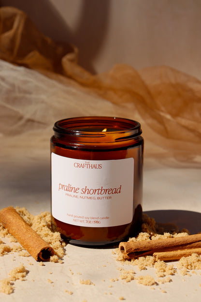 Praline Shortbread 7oz Candle