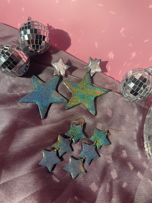 Star Drop Earrings